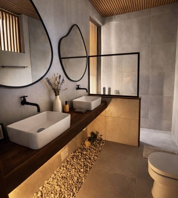 Baño de la villa Luxury